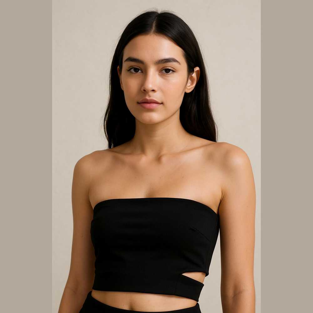 Ink Love and Peace black sleepless crop top size XS, New with Tag